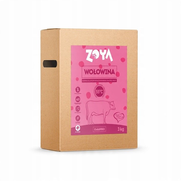 Zoya Coldpro Wołowina Sucha Karma Dla Psa 3Kg