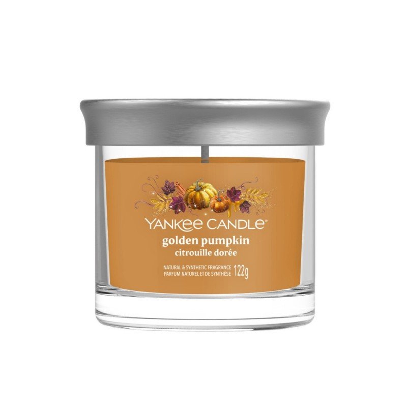 Golden Pumpkin - Yankee Candle Signature - świeca zapachowa tumbler z 1 knotem - nowość 2025