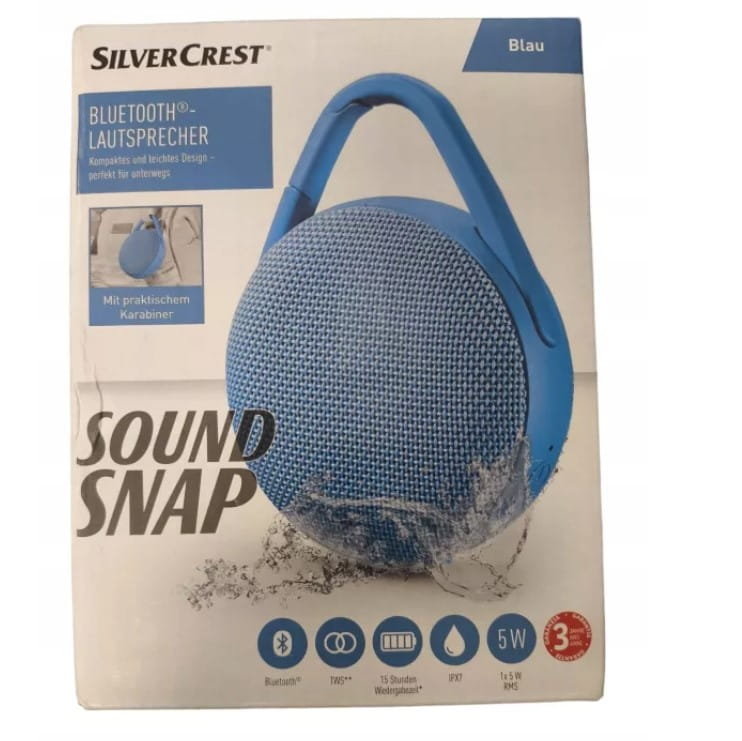 SilverCrest Sound Snap Niebieski
