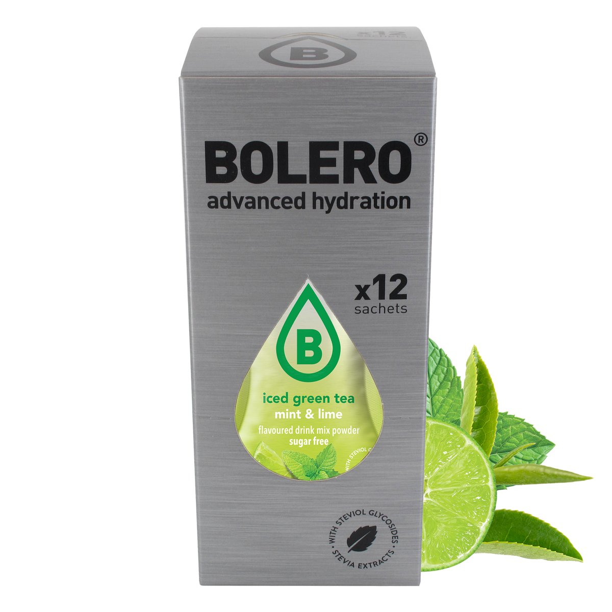 BOLERO BOX CLASSIC ICED GREEN TEA MINT & LIME 8g (12szt.)