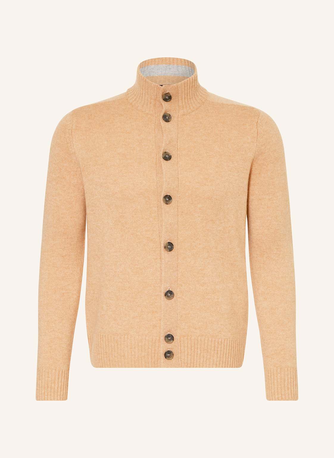 Strokesman's Kardigan Z Kaszmiru beige