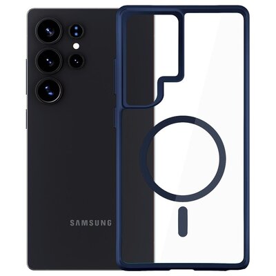 Etui 3MK Satin Guardx MagCase do Samsung Galaxy S25 Ultra Niebieski