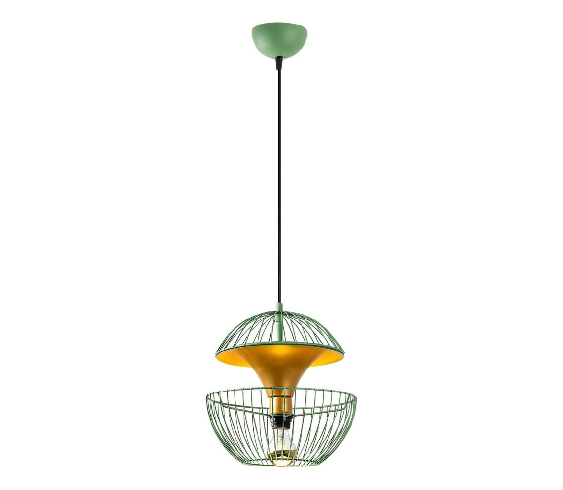 Żyrandol na lince TELMANDER 1xE27/40W/230V zielony