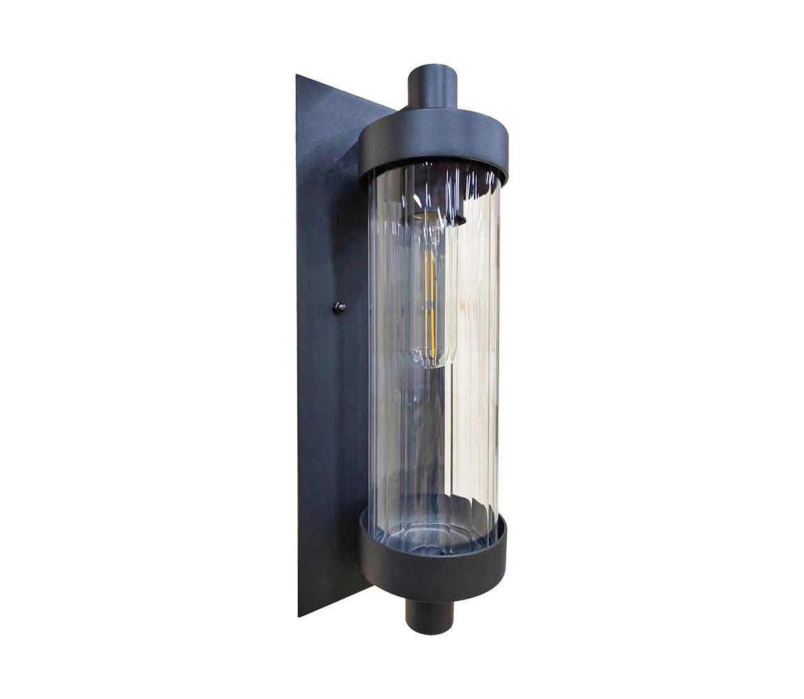 Prezent 28213A - Kinkiet zewnętrzny VERTICA 1xE27/35W/230V IP54 czarny