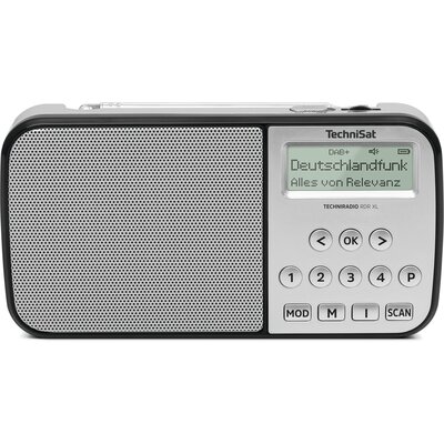 TECHNISAT Techniradio RDR XL Cyfrowe Przenośne Srebrny
