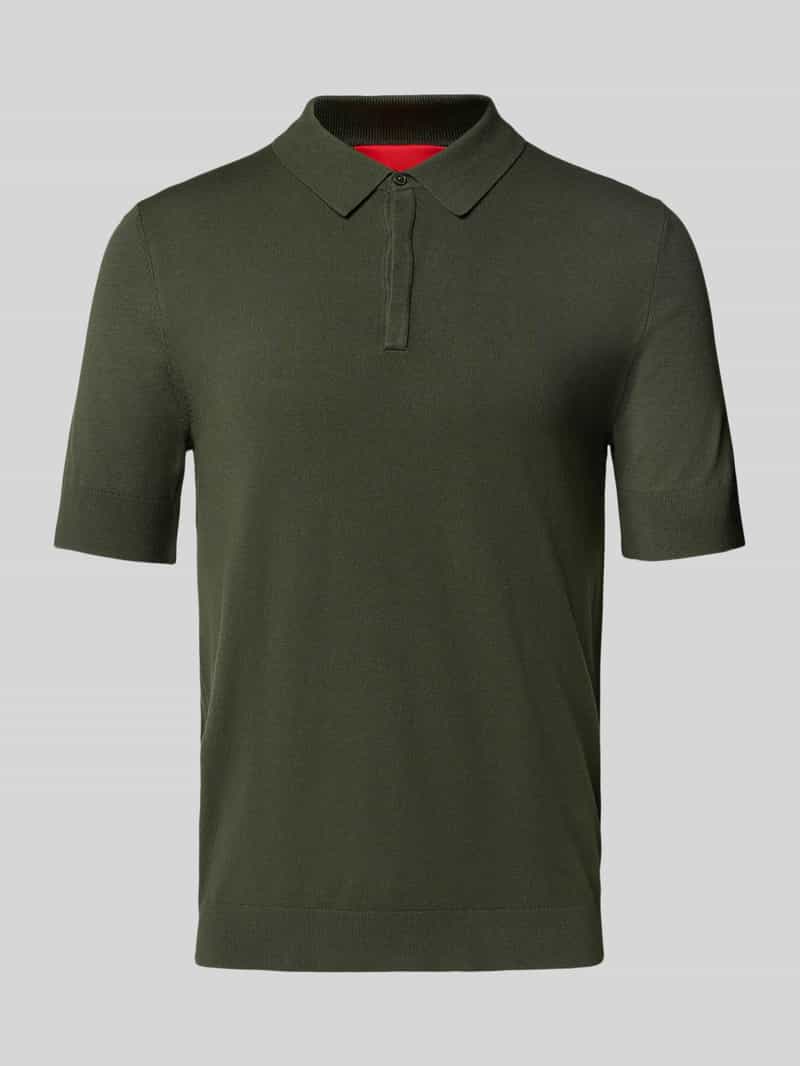 Koszulka polo o kroju regular fit z mieszanki wiskozy model ‘SAN PETER-CV’