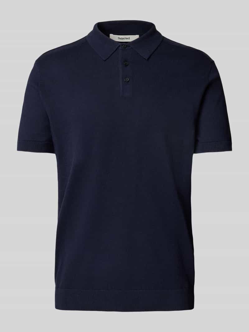 Koszulka polo o kroju regular fit z czystej bawełny model ‘BERG’