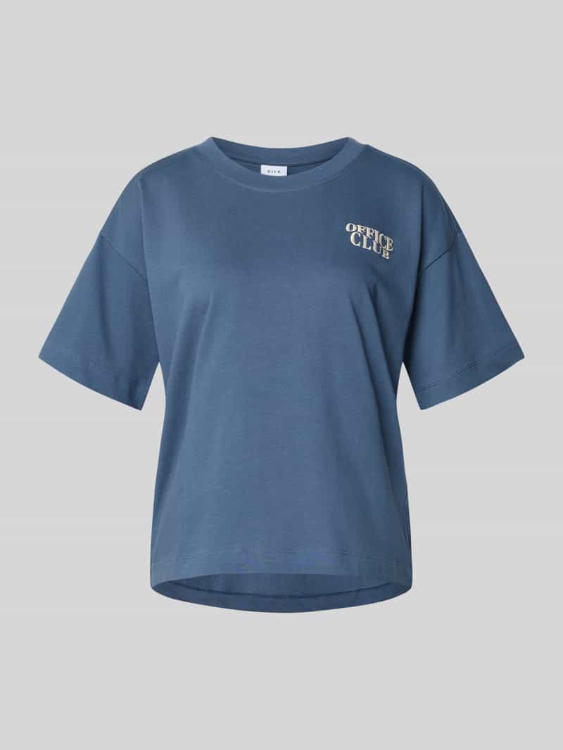 T-shirt z okrągłym dekoltem model 'MONIE OFFICE’