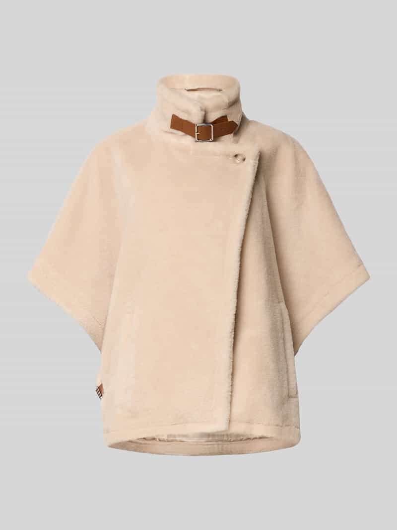 Kurtka o kroju oversized ze sztucznego futra model ‘GESSO’