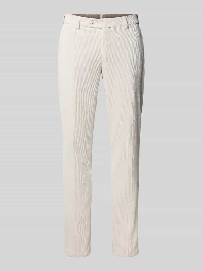 Spodnie sztruksowe z kieszeniami z tyłu model ‘Lupus’