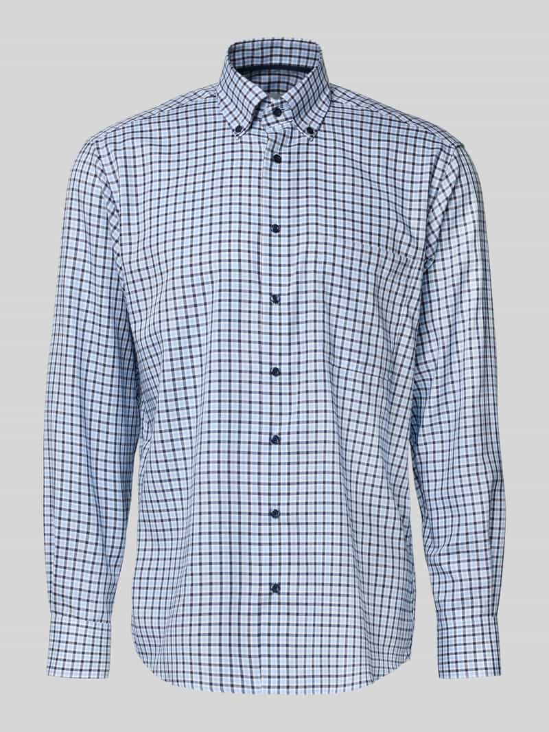Koszula biznesowa o kroju comfort fit z kołnierzykiem typu button down