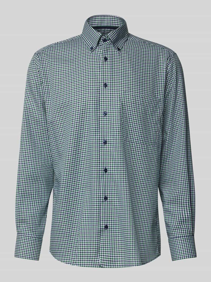 Koszula biznesowa o kroju comfort fit z kołnierzykiem typu button down