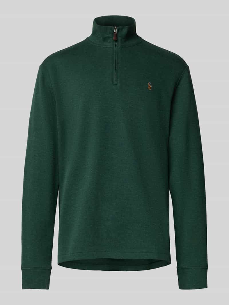 Sweter z dzianiny ze stójką