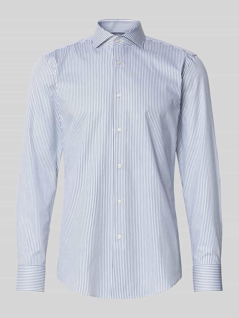 Koszula biznesowa o kroju slim fit z czystej bawełny model ‘HANK’