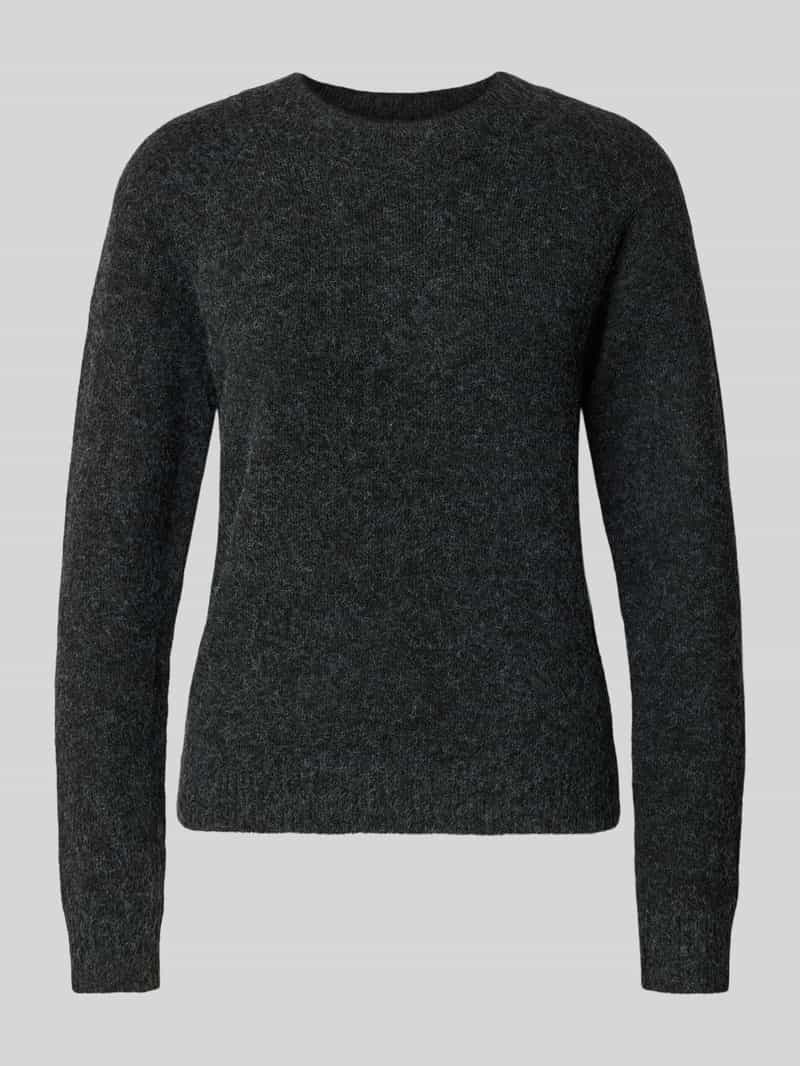 Sweter z dzianiny o kroju regular fit z raglanowymi rękawami model ‘DOFFY’
