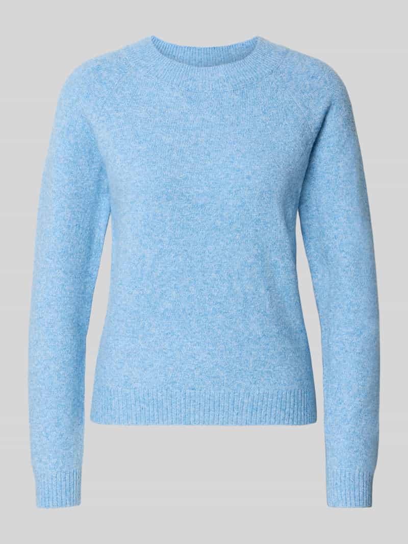 Sweter z dzianiny o kroju regular fit z raglanowymi rękawami model ‘DOFFY’