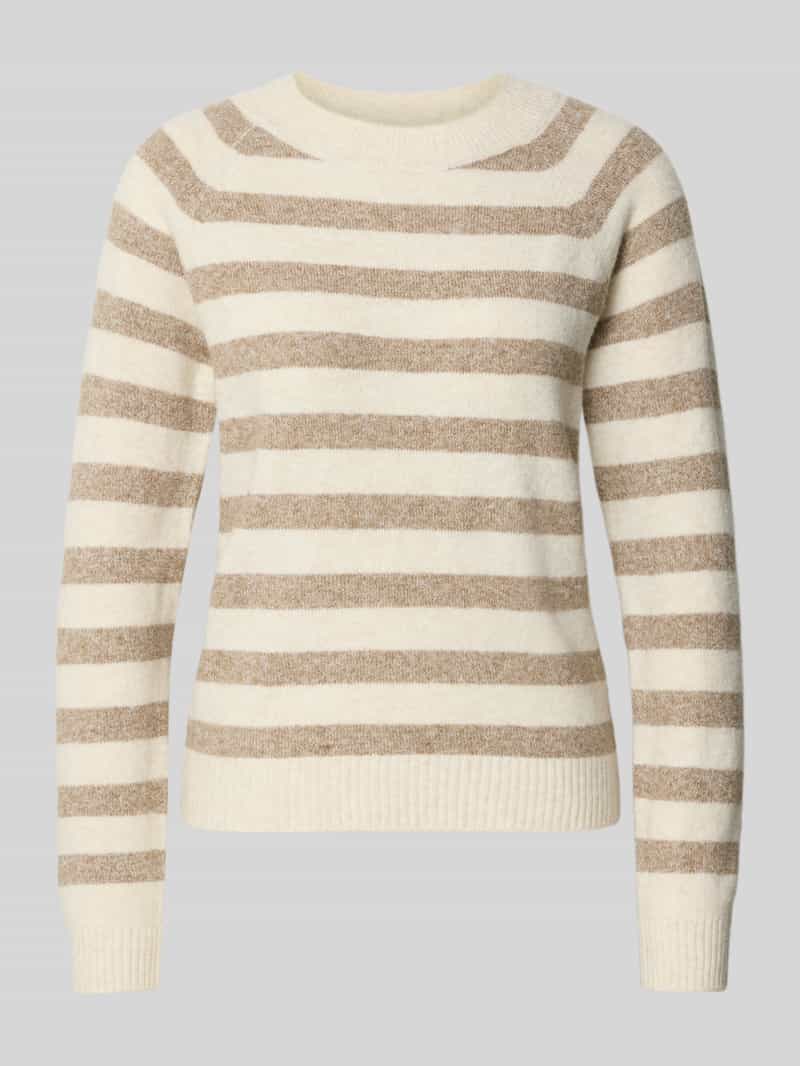 Sweter z dzianiny o kroju regular fit z raglanowymi rękawami model ‘DOFFY’