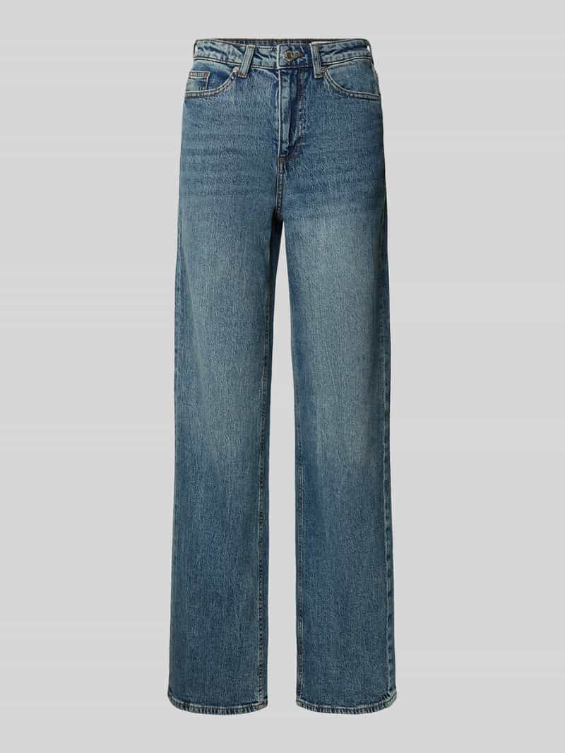 Jeansy z wysokim stanem z mieszanki bawełny model ‘TESSA’