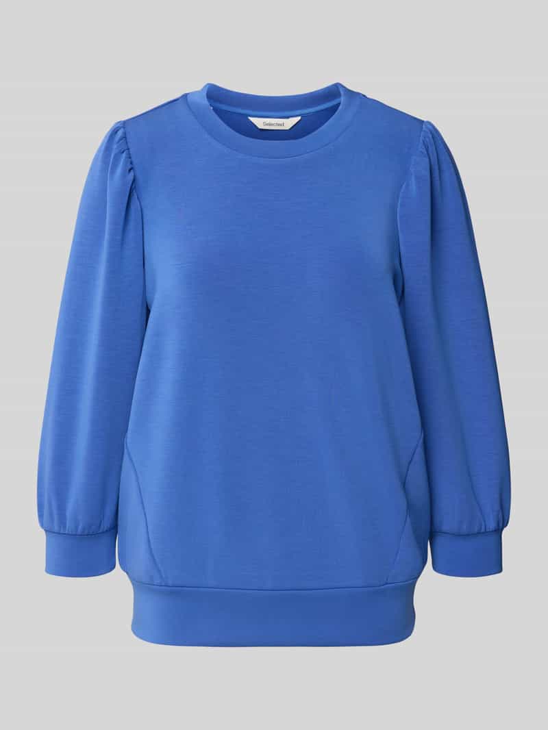 Bluza o kroju regular fit z efektem scuby model ‘TENNY’