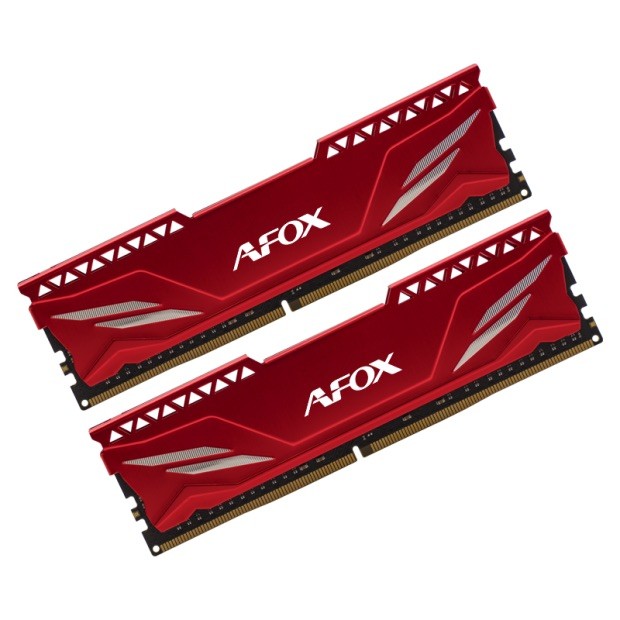 AFOX 32GB Gaming Red 2x16GB 3200MHz DDR4 DIMM CL16