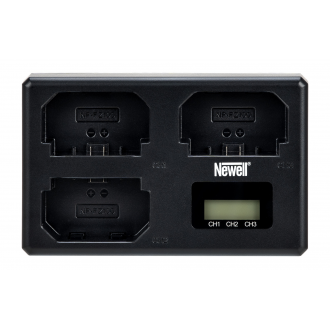 Ładowarka trójkanałowa Newell TT-USB-C do akumulatorów NP-FZ100 do Sony