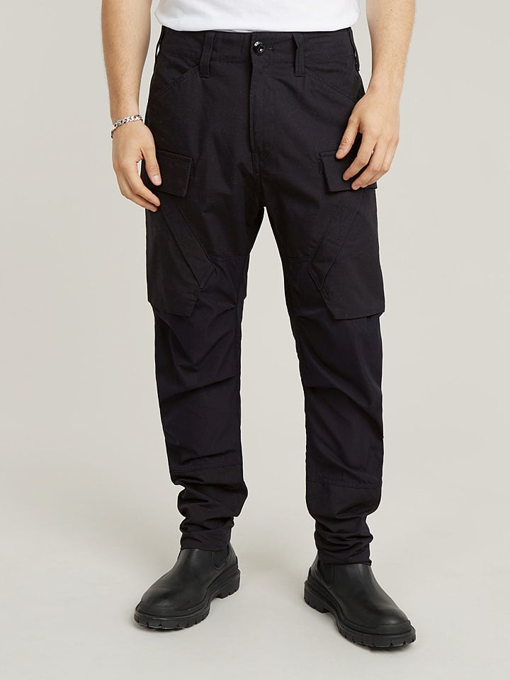 G-Star Bojówki - Tapered fit - w kolorze czarnym