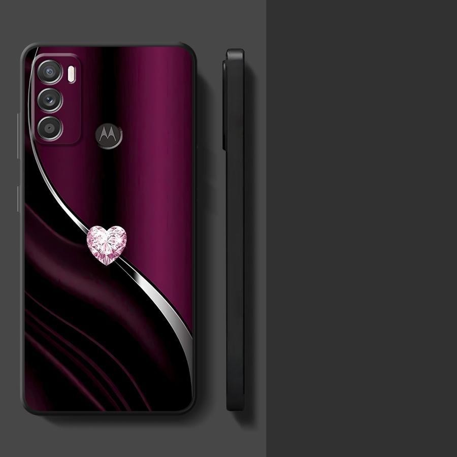 TEMU Etui na telefon - Miękkie etui ochronne z motywem diamentu do różnych modeli Motorola Moto G i serii Edge.