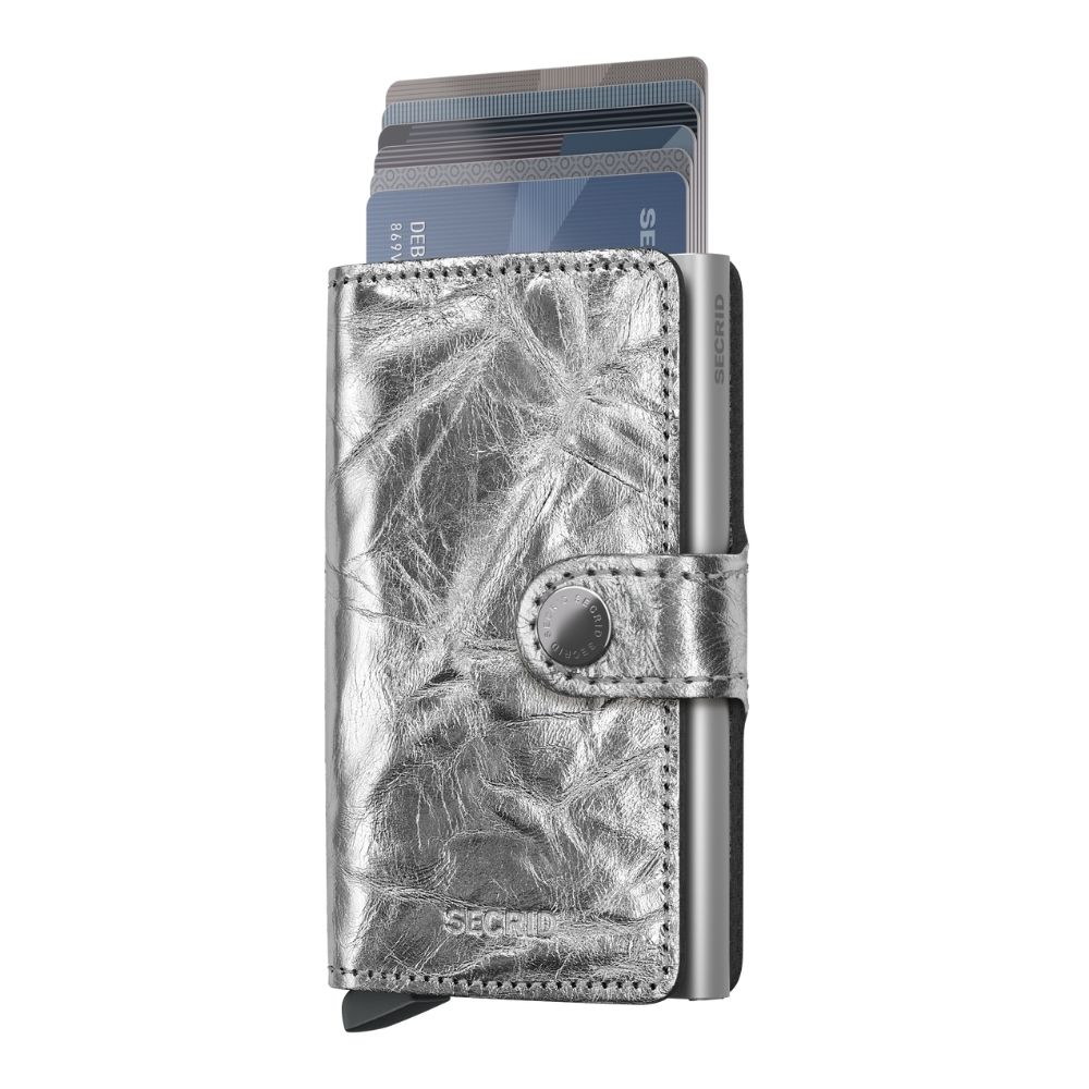Secrid Crunch Portfel kieszonkowy Silver Akcesoria podróżne 1szt.