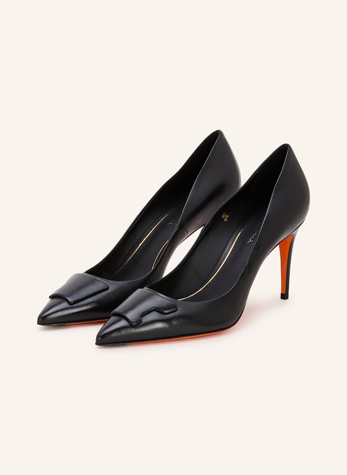 Santoni Czółenka Sib 85 schwarz