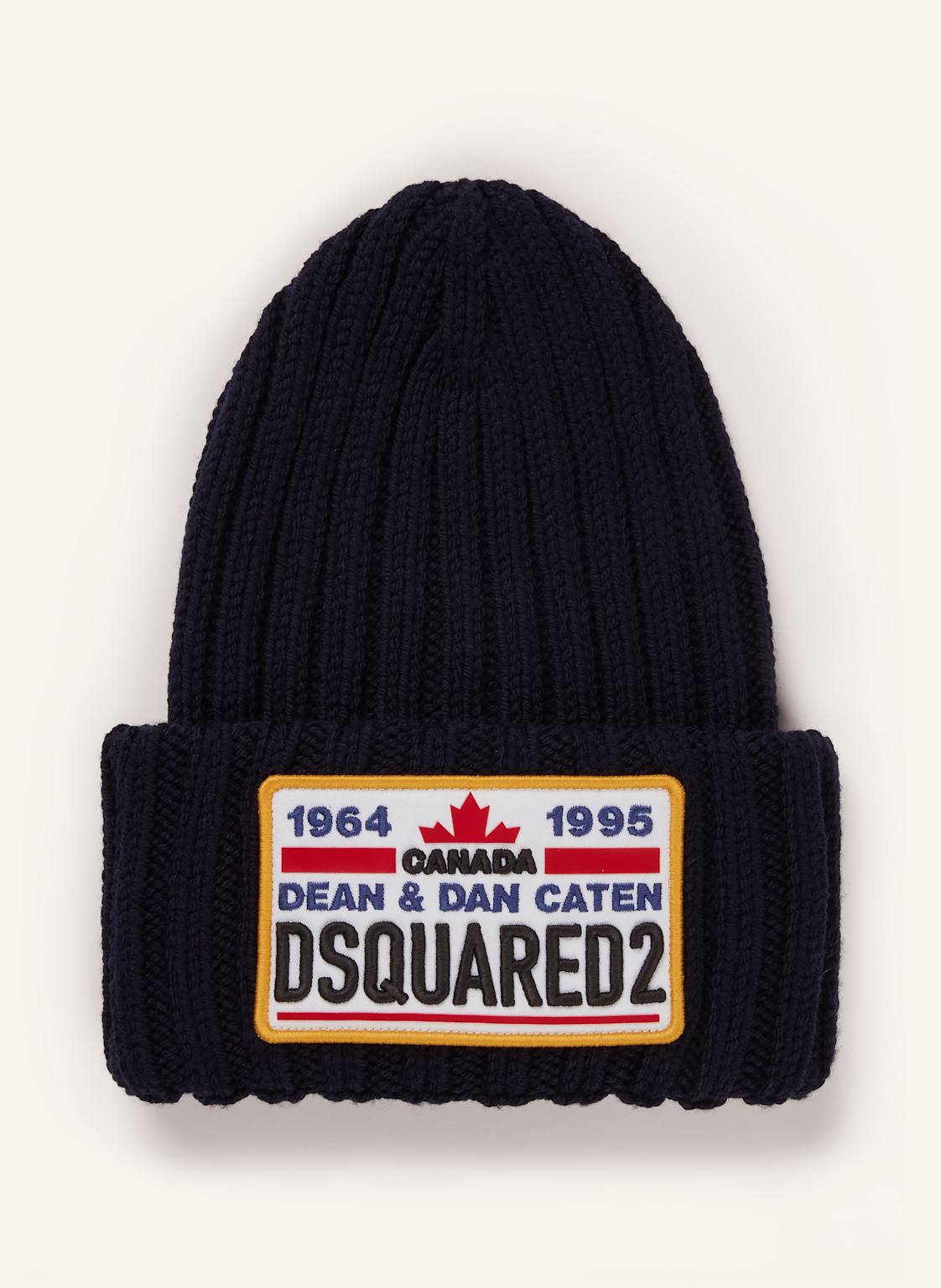 dsquared2 Czapka Risvolto blau