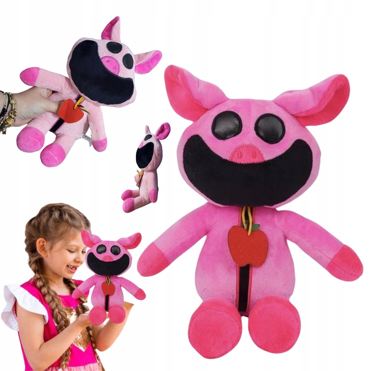 Maskotka PickyPiggy Critters Cartoon PLUSZAK ZABAWKA MONSTER GAME 25cm
