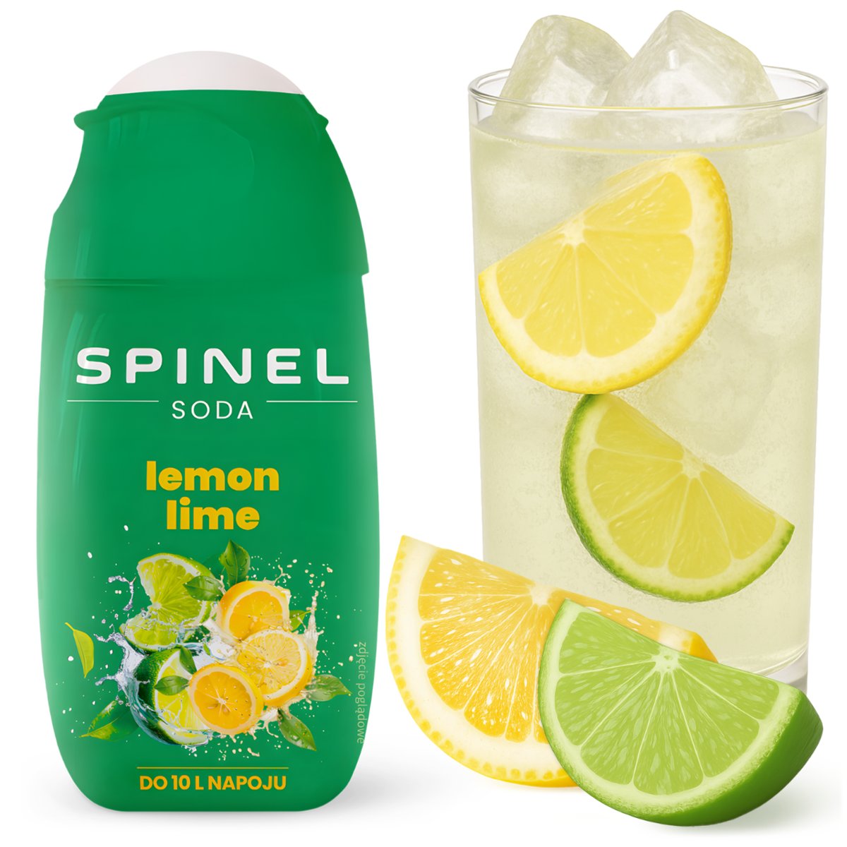 SYROP SPINEL SODA CYTRYNOWO-LIMONKOWY LEMON DO SATURATORA KONCENTRAT DO 10L