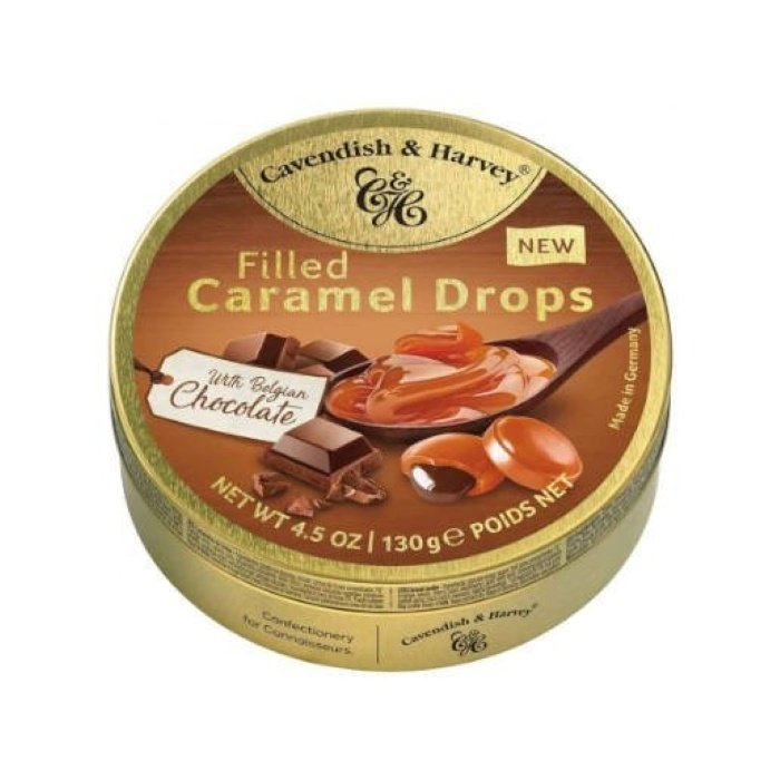 Cukierki Cavendish & Harvey Filled Caramel Drops with Belgian Chocolatte 130g