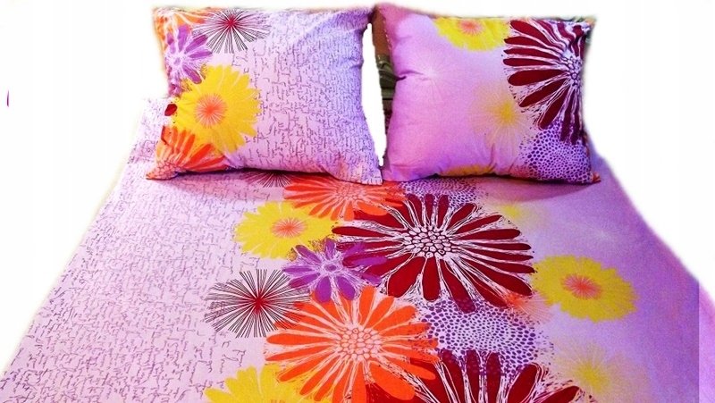 pościel bawełna lux 140x200 + 1 poszewka B 224 lazur