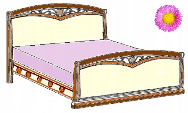 Flanelka Prześcieradło bawełniane z gumą 160x200 100% bawełna 220 Pbzg 18 wrzos