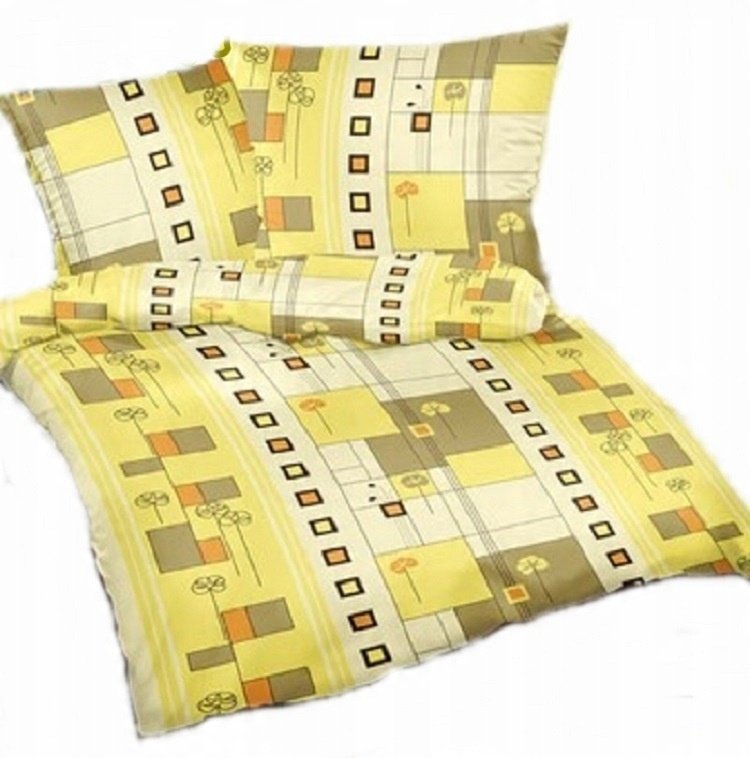 pościel z flaneli 220x220 + 2x poszewka F 16 bella