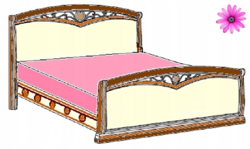 Flanelka Prześcieradło bawełniane z gumą 160x220 100% bawełna 220 Pbzg 28 róż ciemny