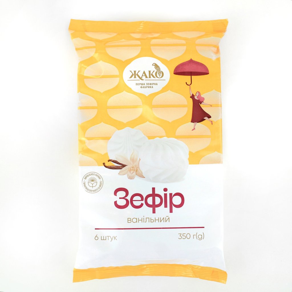 Zefir waniliowy biały 
