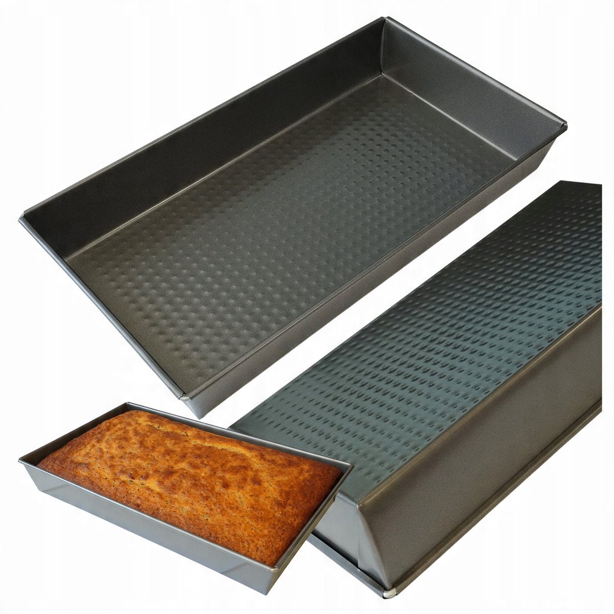 Blacha Do Pieczenia Forma Prostokątna Na Keks Chleb Ciasto Pasztet 30X17Cm