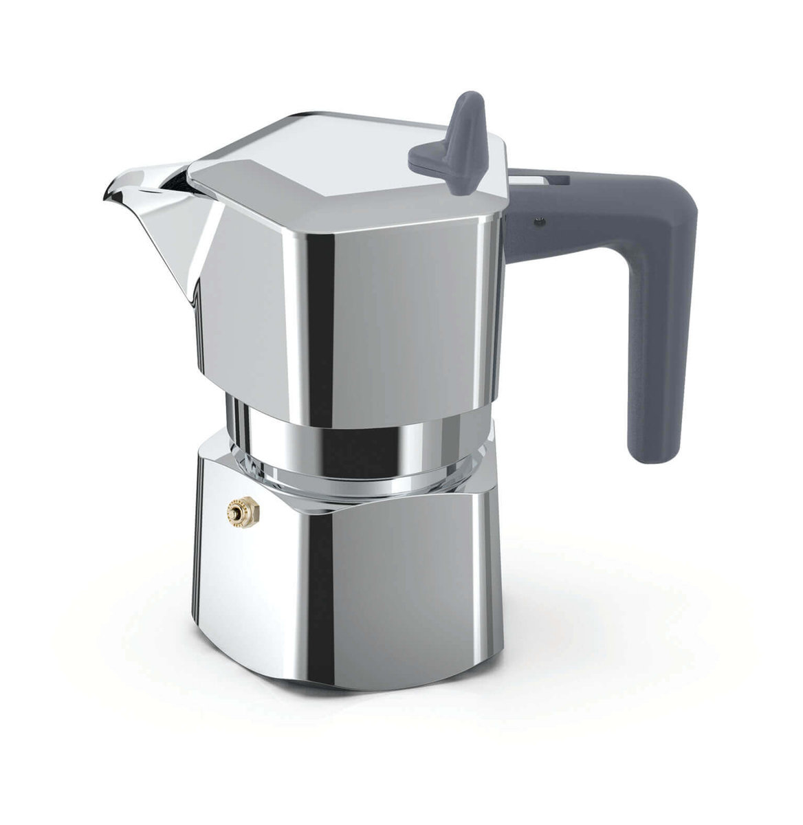 PEZZETTI PENTAEXPRESS Aluminiowa kawiarka (1 filiżanka) - Srebrny
