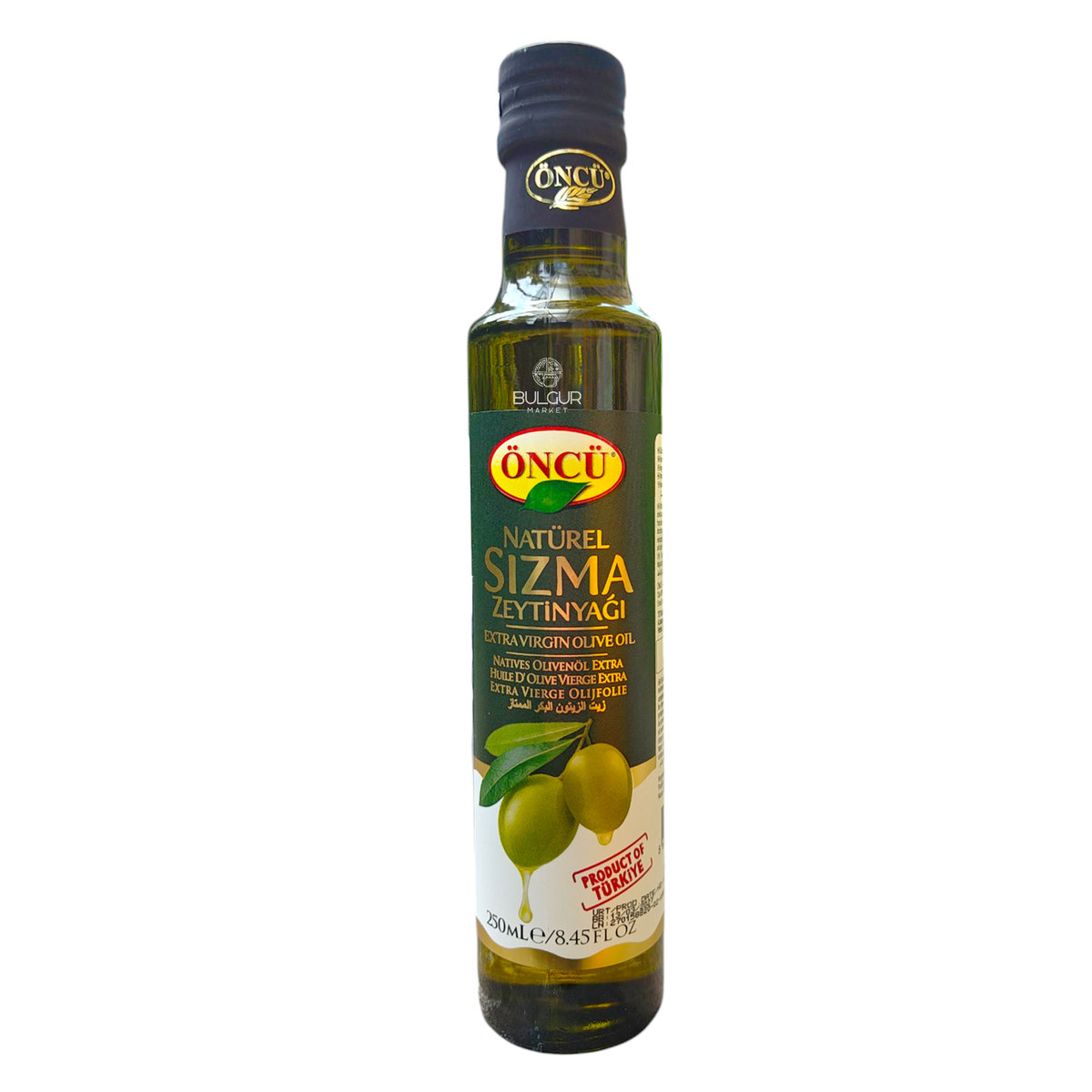 Oncu naturalna oliwa z oliwek extra virgin 250 ml – zimnotłoczona