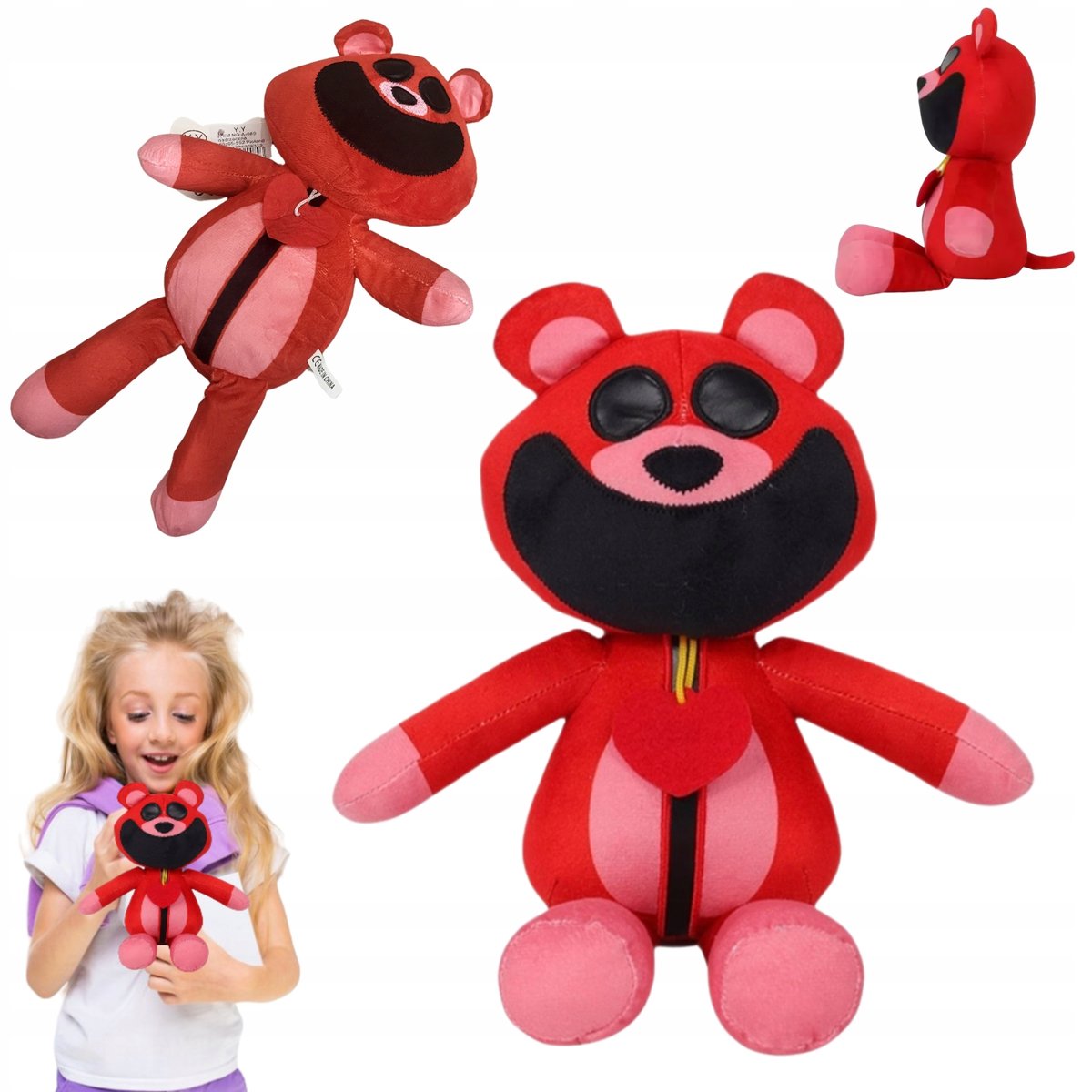 Maskotka Bobby BearHug Critters Cartoon PLUSZAK ZABAWKA MONSTER GAME 35cm