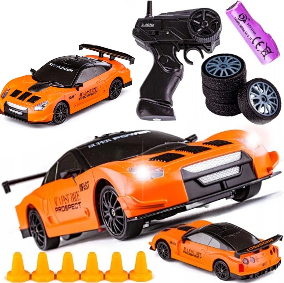 Samochód Zdalnie Sterowany Do Driftowania Auto Na Pilota Rc Drift 4X4 4Wd