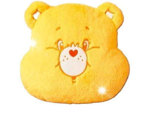 CARE BEARS PODUSZKA MIŚ Z LICENCJĄ PLUSZAK 40x36 CM ŻÓŁTA