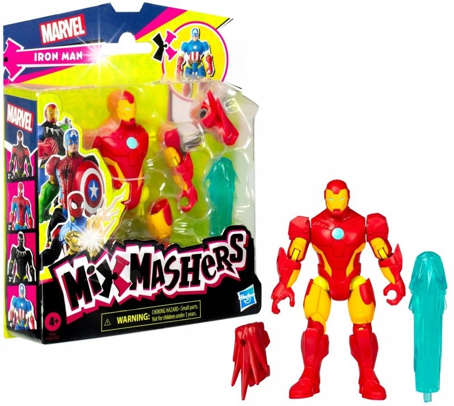 MixMashers Marvel Iron Man figurka 12 cm twórz bohatera Hasbro F9269