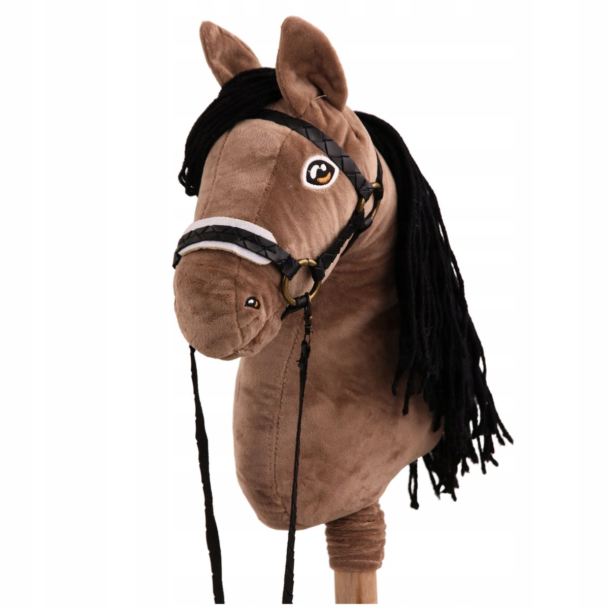 2 x HOBBY HORSE MAŁY A4 KOŃ NA KIJU NA PATYKU KONIK PLUSZOWY + WODZE + OGŁO