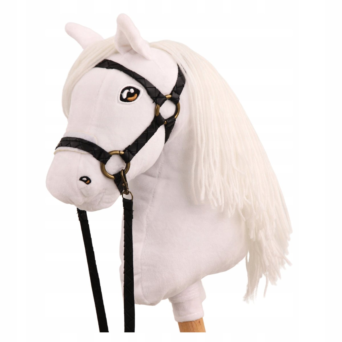 2 x HOBBY HORSE MAŁY A4 KOŃ NA KIJU NA PATYKU KONIK PLUSZOWY + WODZE + OGŁO