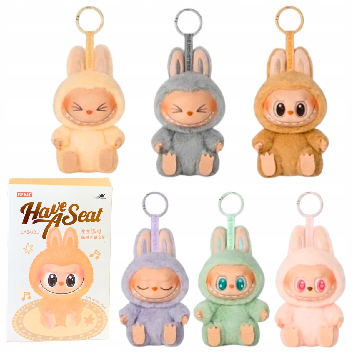 Maskotka Lalka Bubu Breloczek Laleczka Figurka Pluszowa Niespodzianka BOX