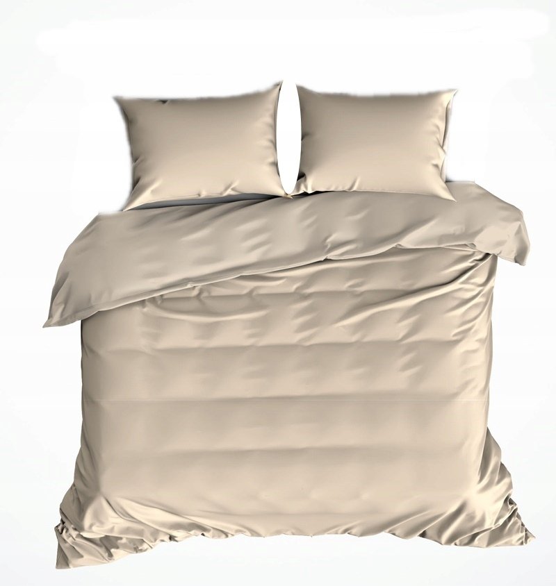 pościel z flaneli 140x200 + 1x poszewka F 229 beż