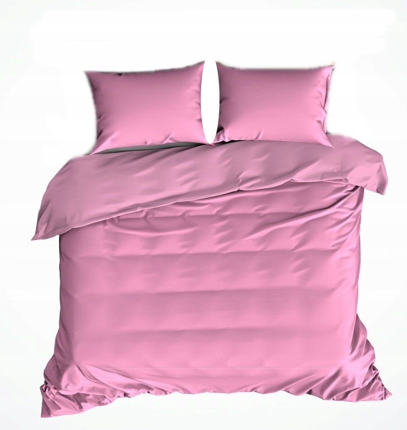 pościel z flaneli 160x200 + 2x poszewka F 228 róż